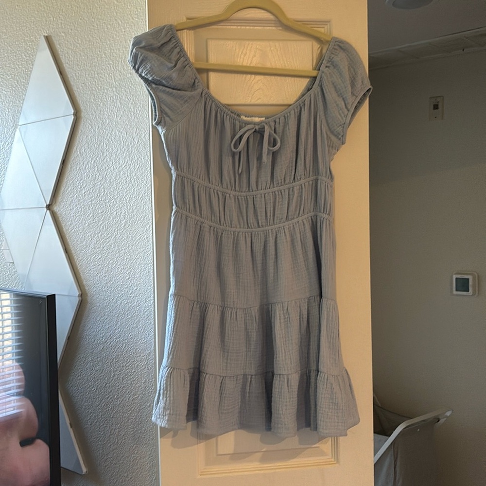 Summer dress baby blue